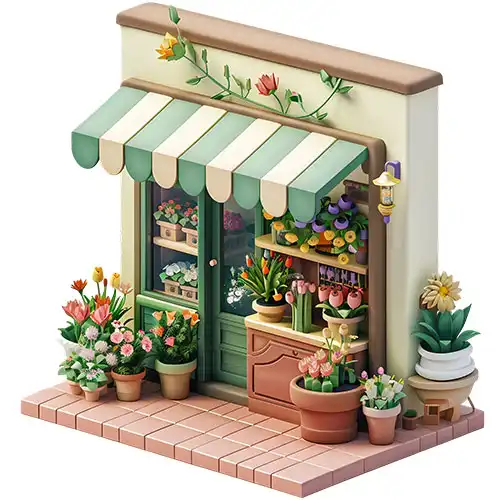 مجموعه گل فروشی آزالیا